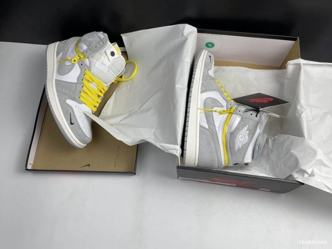 Switch High Air 1 CW6576-100 Light Jordan Smoke 0921